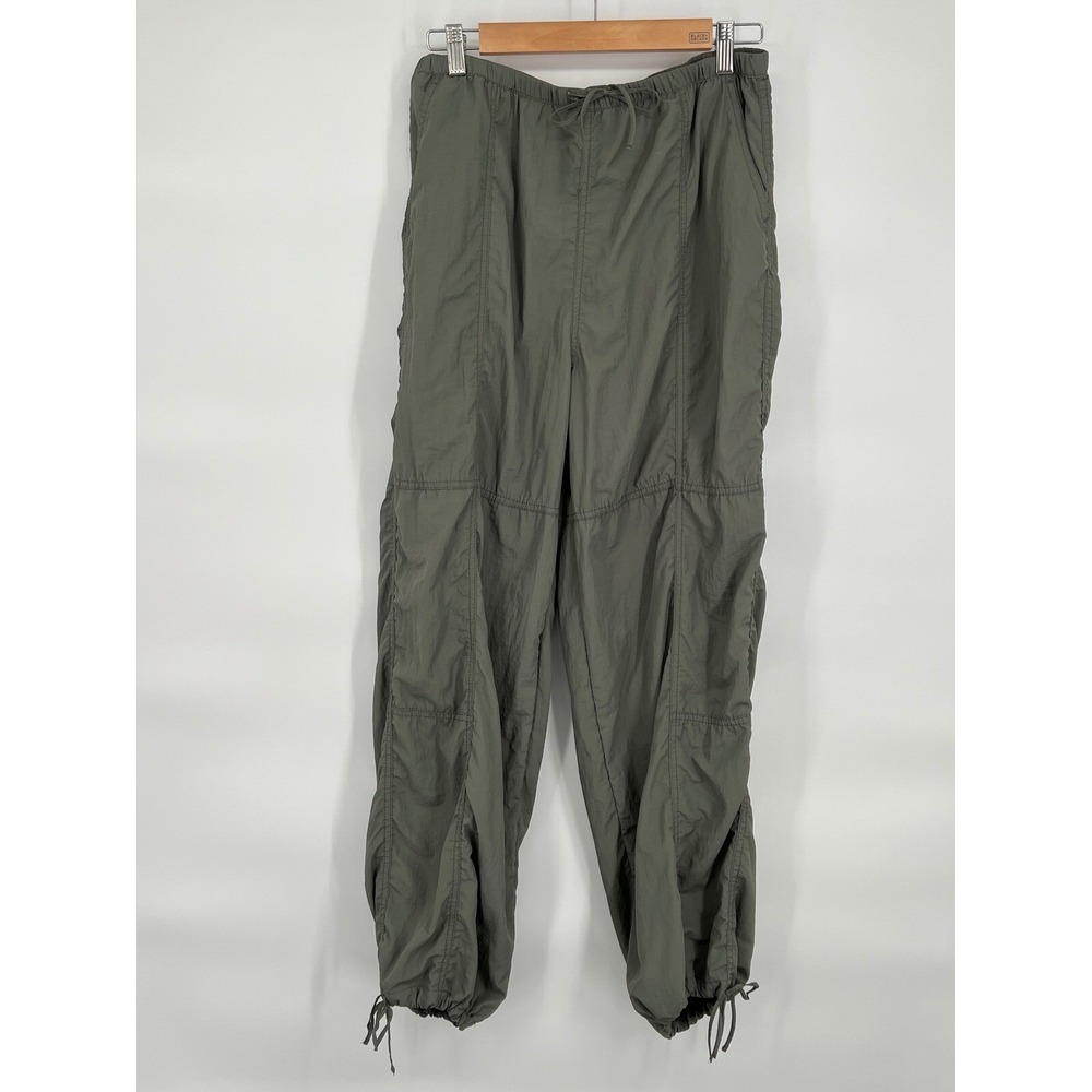 H&M Divided Olive Green Drawstring Waist Cargo Pants Casual Size‎ S